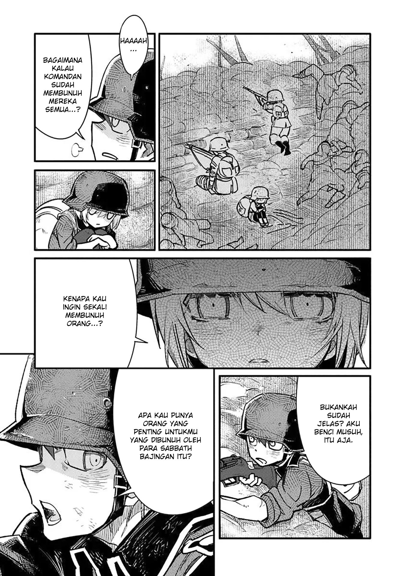 TS Eiseihei-san no Senjou Nikki Chapter 16.1 Gambar 8