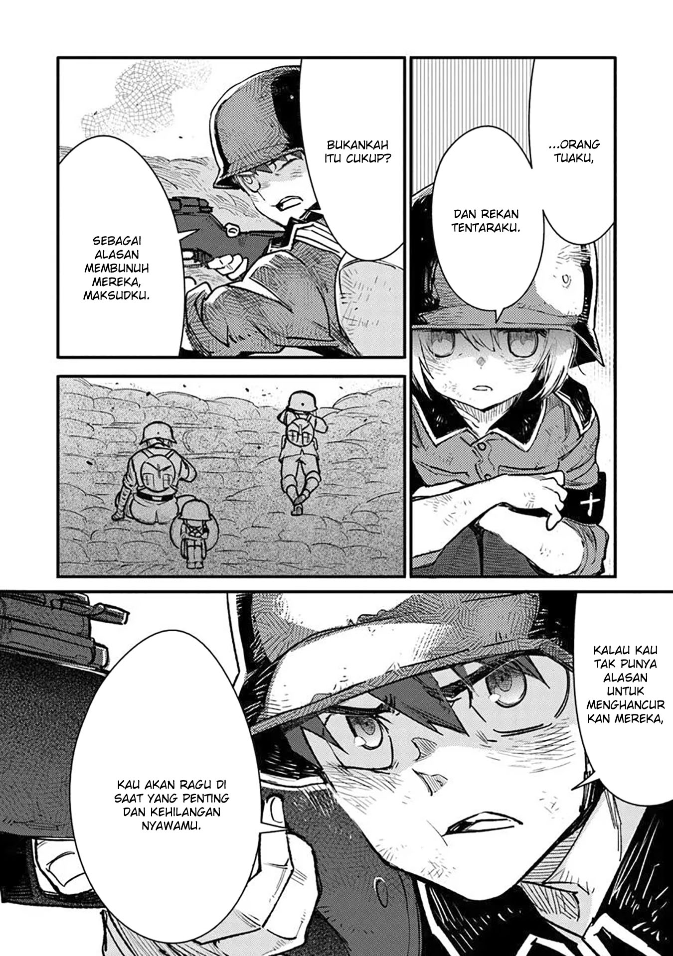 TS Eiseihei-san no Senjou Nikki Chapter 16.1 Gambar 9