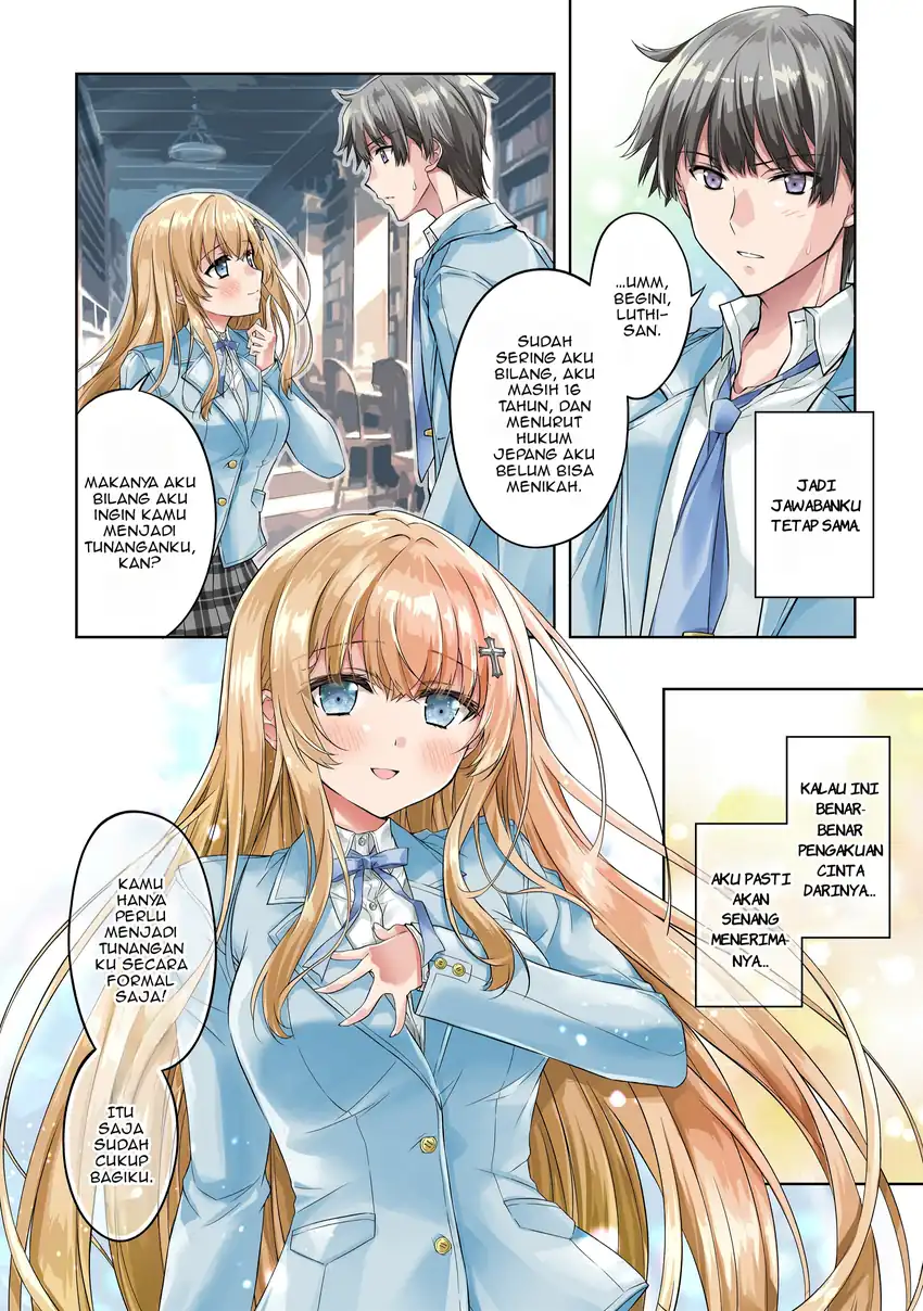 Tsundere Hokuou Bishoujo no Classmate ga, Konyakusha ni Natta Totan ni Dere Ippentou ni Natte Shimatta Ken ni Tsuite Chapter 1 Gambar 4