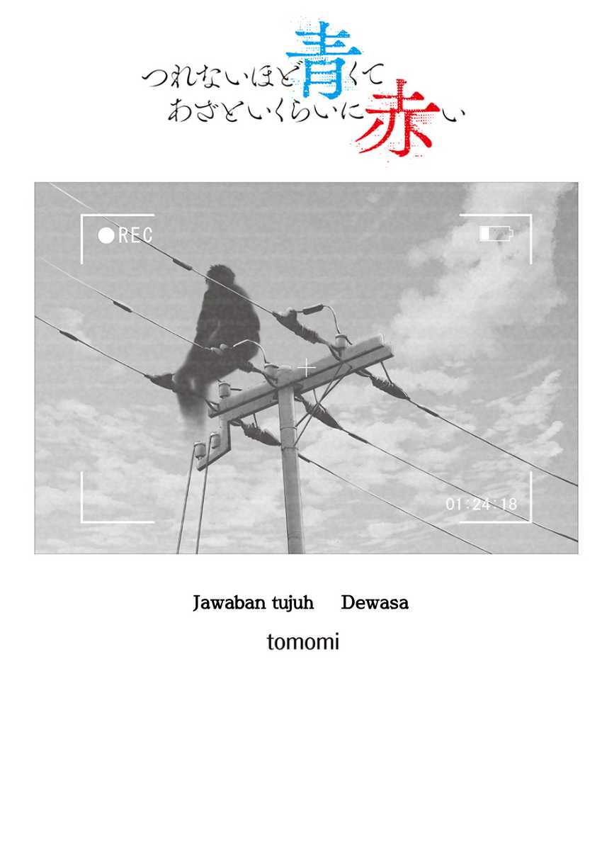 Tsurenai Hodo Aokute Azatoi Kurai ni Akai Chapter 74.8 Gambar 3