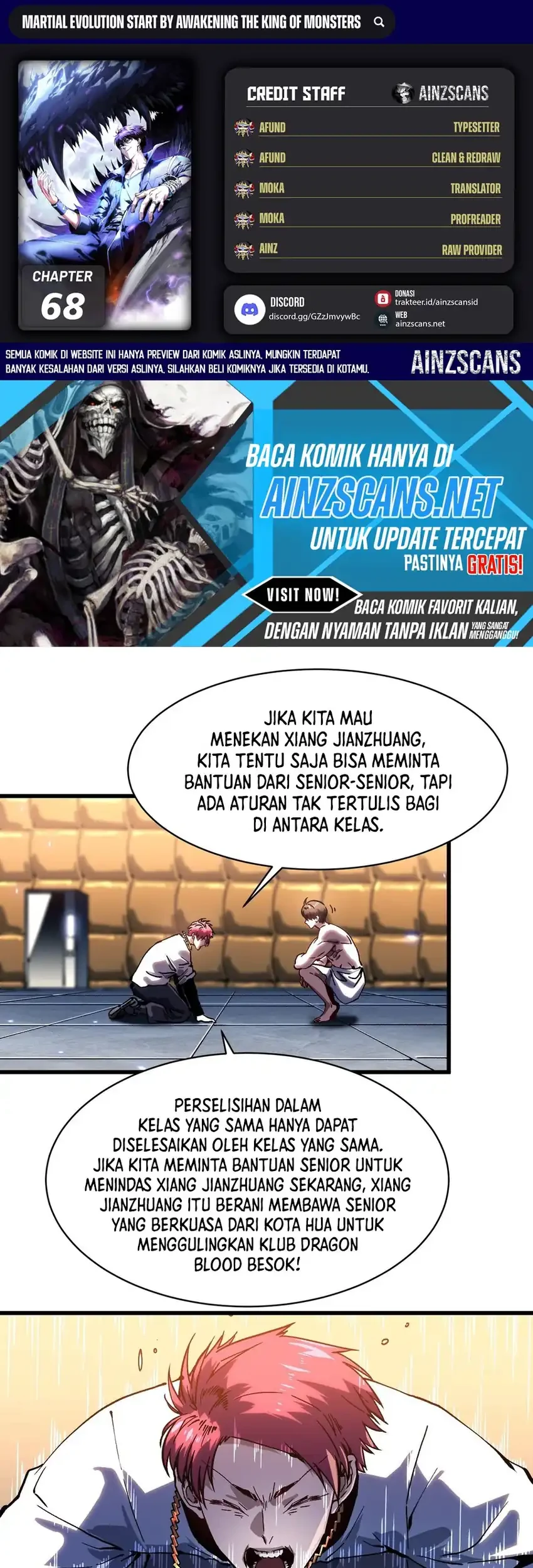 Komik Ultimate Martial Evolution: Begin by Awakening the King of Monsters Chapter 68 gambar nomor 1