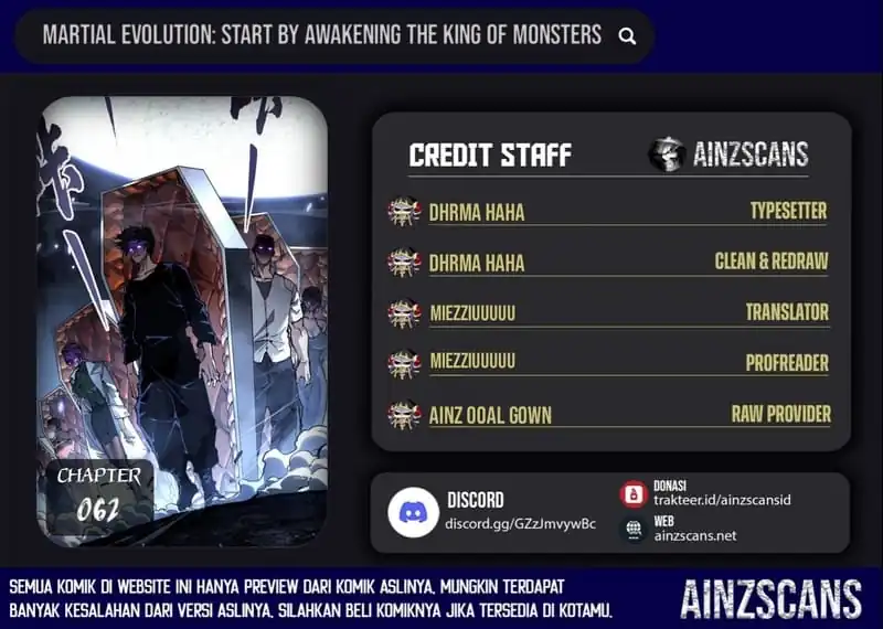 Komik Ultimate Martial Evolution: Begin by Awakening the King of Monsters Chapter 62 gambar nomor 1