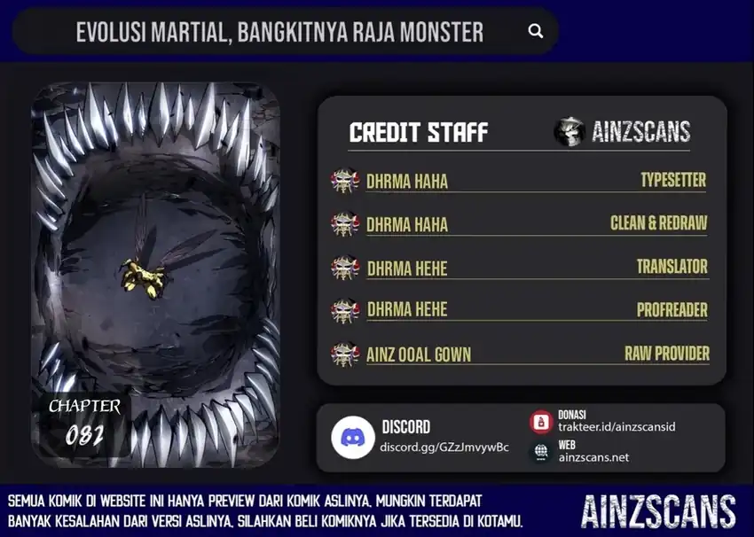 Komik Ultimate Martial Evolution: Begin by Awakening the King of Monsters Chapter 82 gambar nomor 1