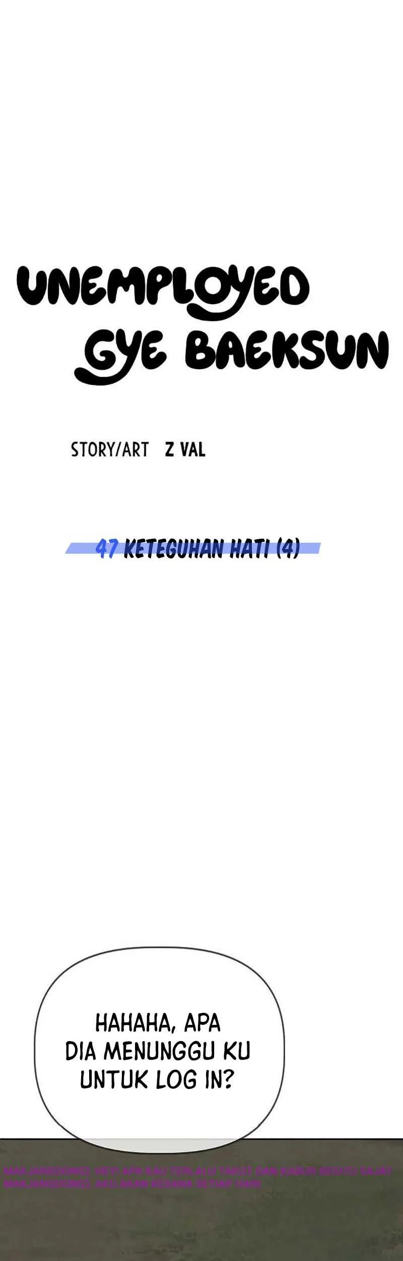 Unemployed Gye Baek Soon Chapter 47 Gambar 45