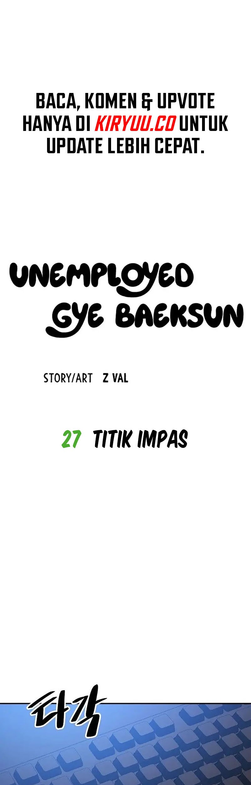 Unemployed Gye Baek Soon Chapter 27 Gambar 10