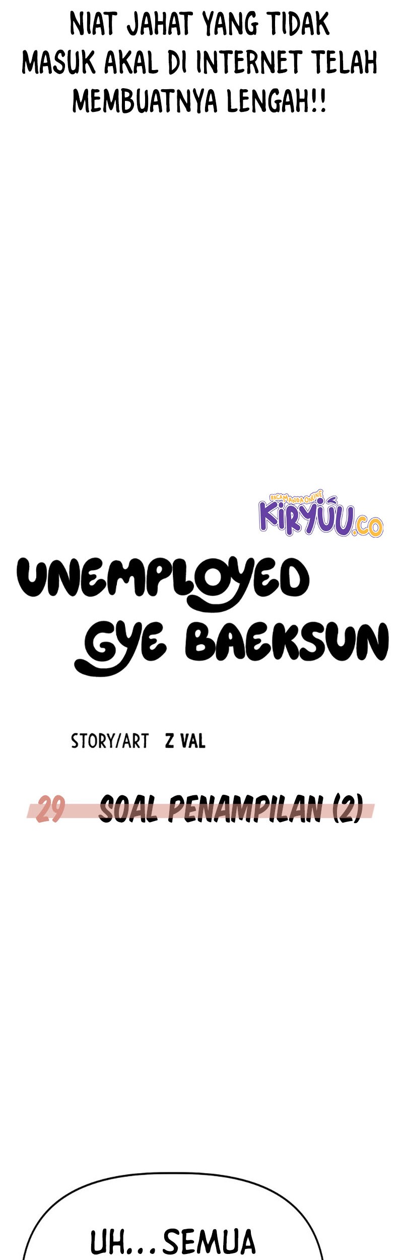 Unemployed Gye Baek Soon Chapter 29 Gambar 44