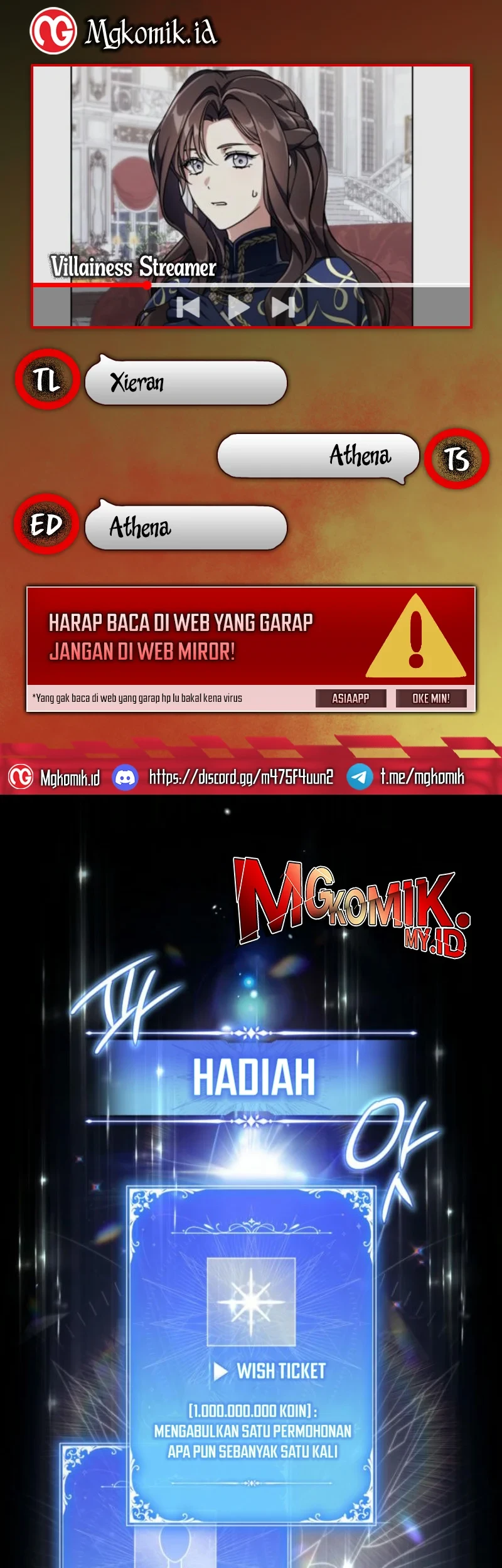 Komik Villainess Streamer Chapter 10 gambar nomor 1