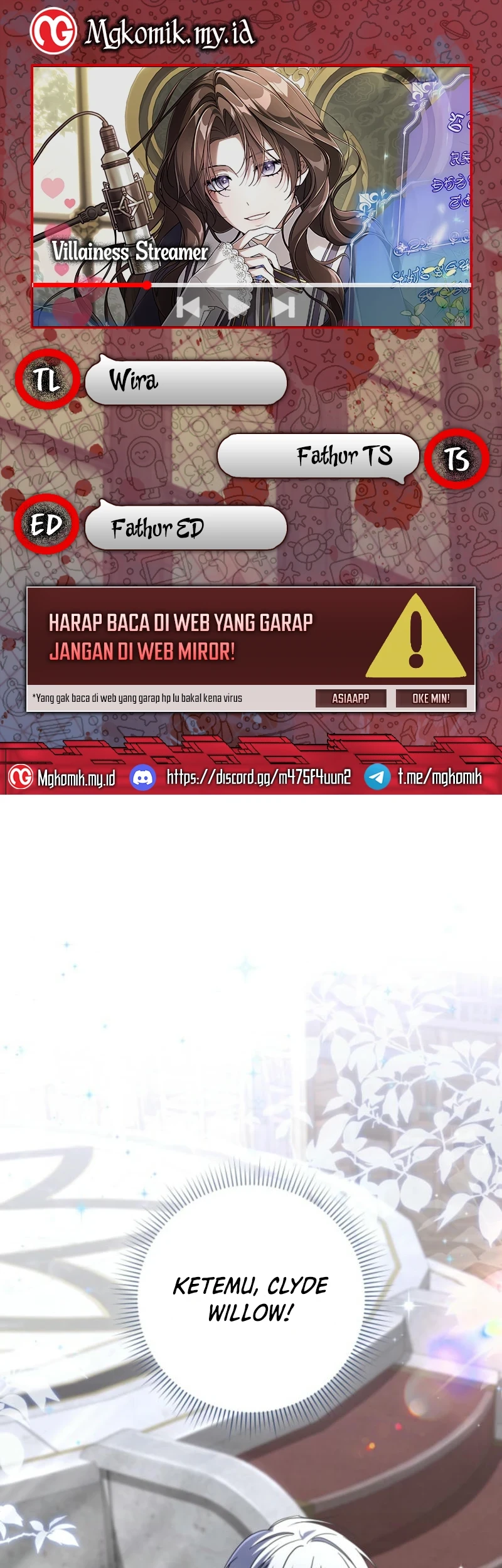 Komik Villainess Streamer Chapter 14 gambar nomor 1