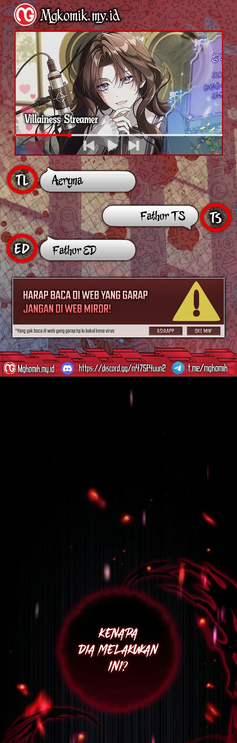 Komik Villainess Streamer Chapter 15 gambar nomor 1