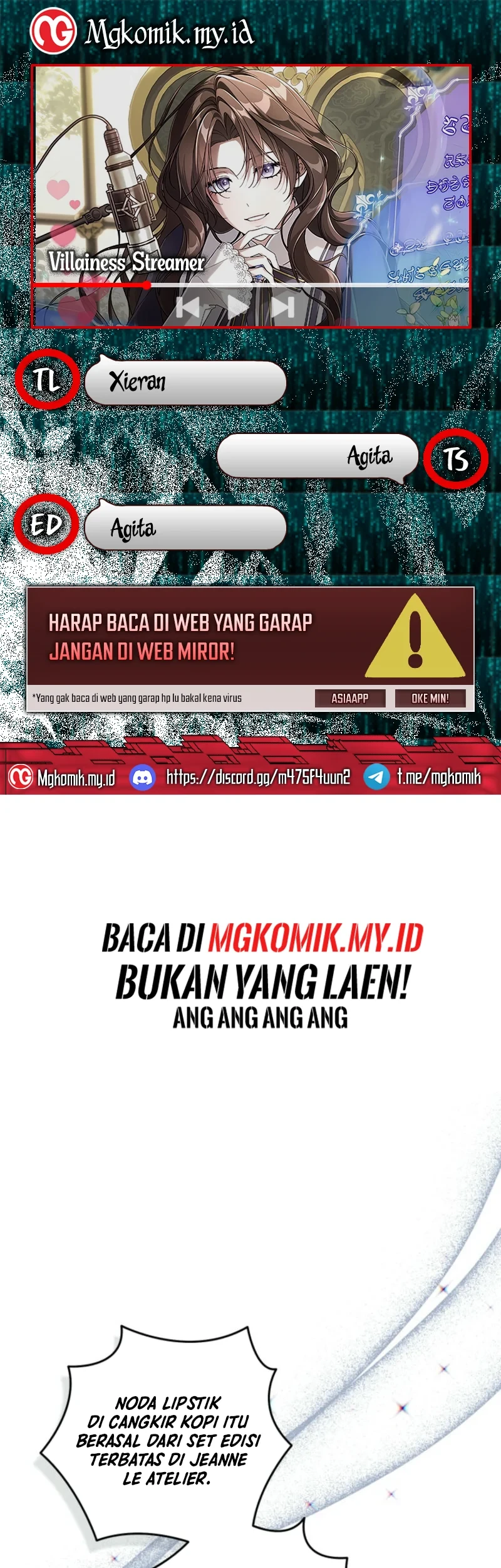 Komik Villainess Streamer Chapter 22 gambar nomor 1
