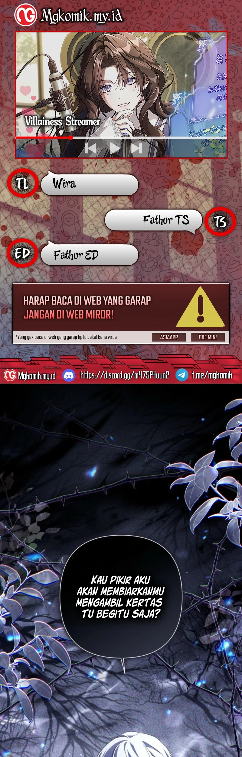 Komik Villainess Streamer Chapter 24 gambar nomor 1