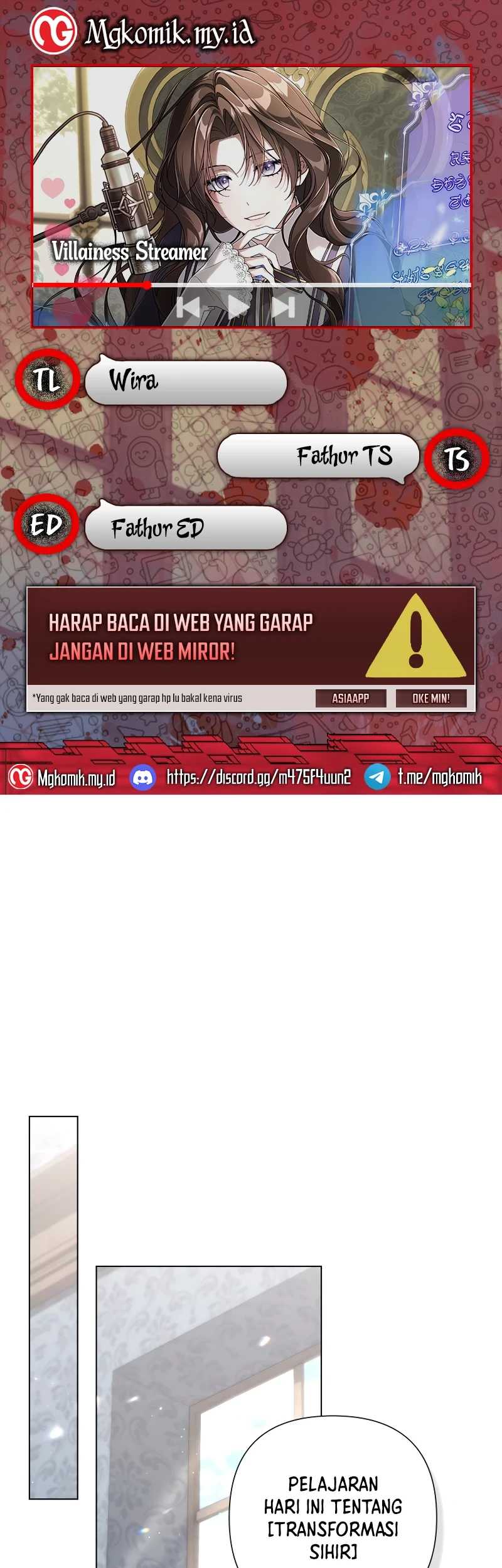 Komik Villainess Streamer Chapter 25 gambar nomor 1