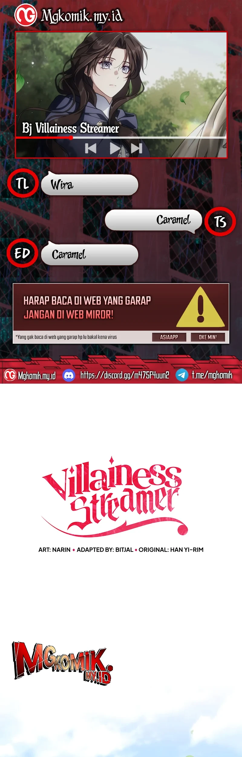 Komik Villainess Streamer Chapter 32 gambar nomor 1