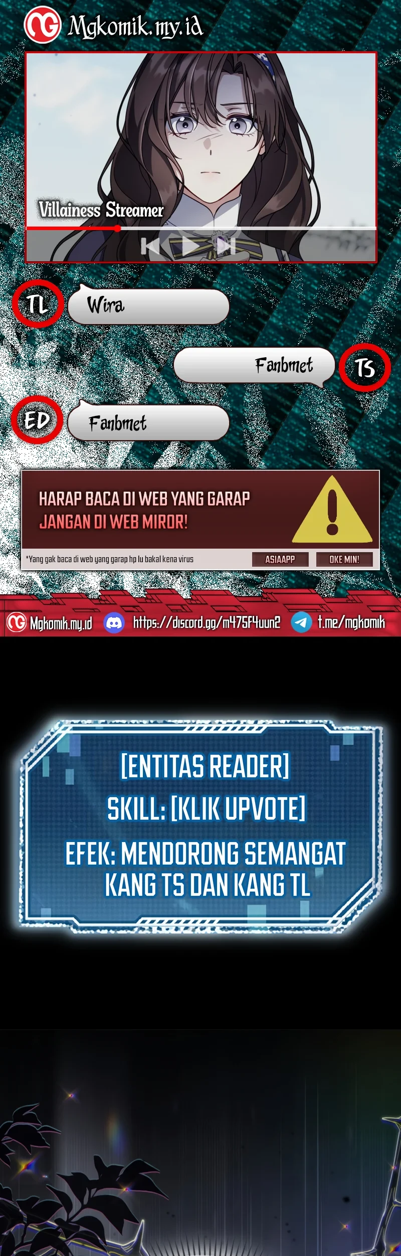 Komik Villainess Streamer Chapter 37 gambar nomor 1