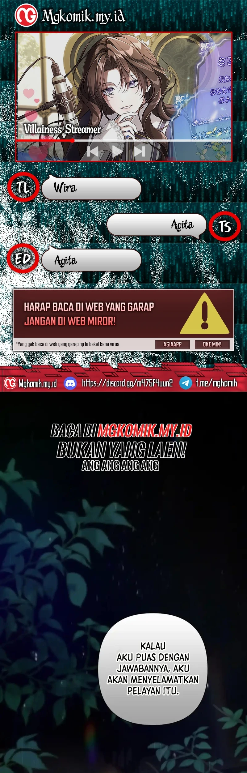 Komik Villainess Streamer Chapter 40 gambar nomor 1