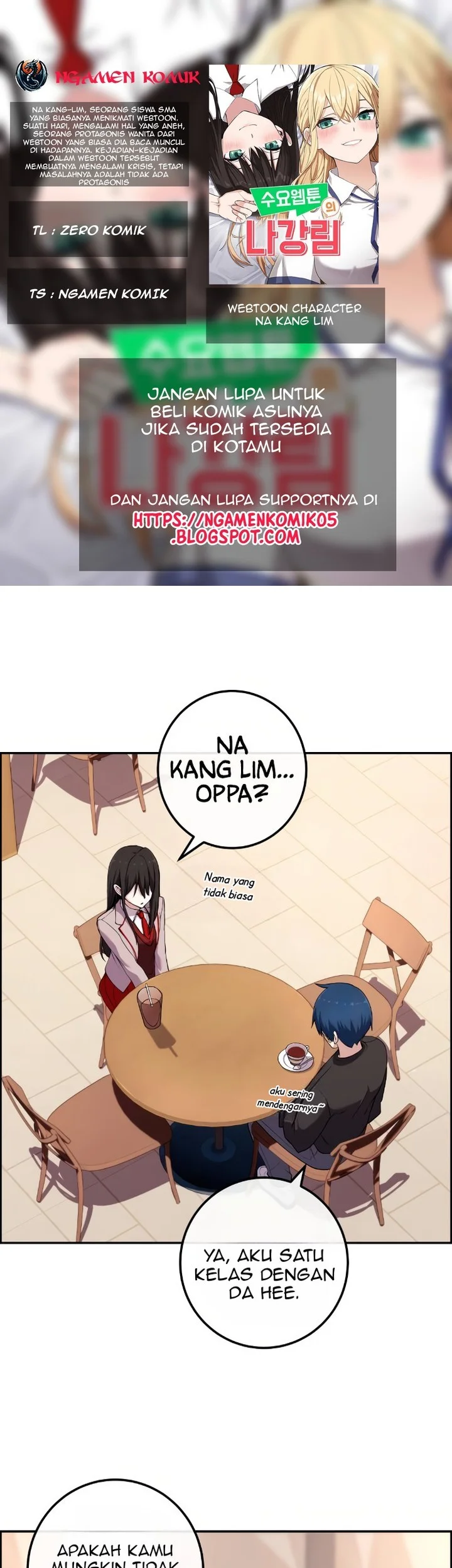 Komik Webtoon Character Na Kang Lim Chapter 156 gambar nomor 1