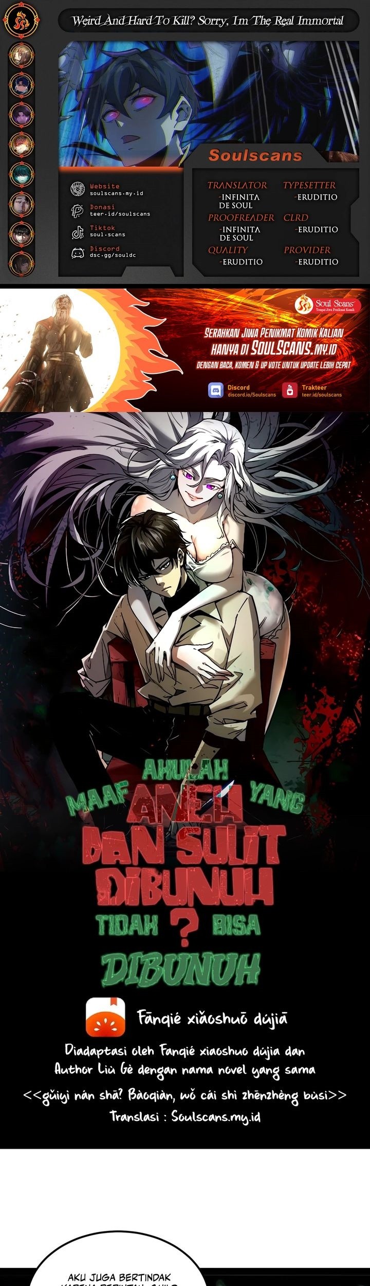 Komik Weird and Hard to Kill? Sorry, I’m the Real Immortal Chapter 102 gambar nomor 1
