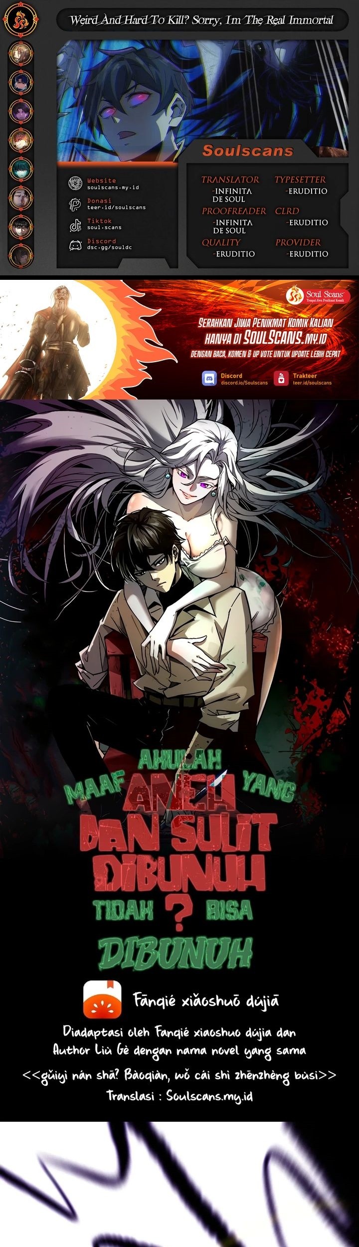Komik Weird and Hard to Kill? Sorry, I’m the Real Immortal Chapter 103 gambar nomor 1