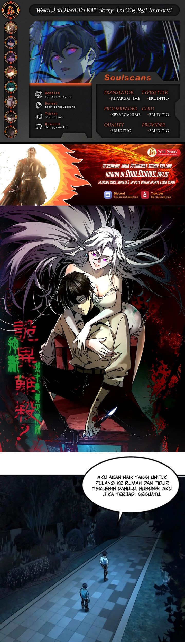 Komik Weird and Hard to Kill? Sorry, I’m the Real Immortal Chapter 46 gambar nomor 1