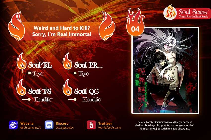 Komik Weird and Hard to Kill? Sorry, I’m the Real Immortal Chapter 4 gambar nomor 1