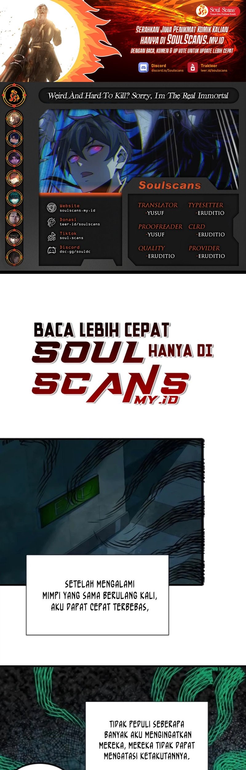 Komik Weird and Hard to Kill? Sorry, I’m the Real Immortal Chapter 41 gambar nomor 1