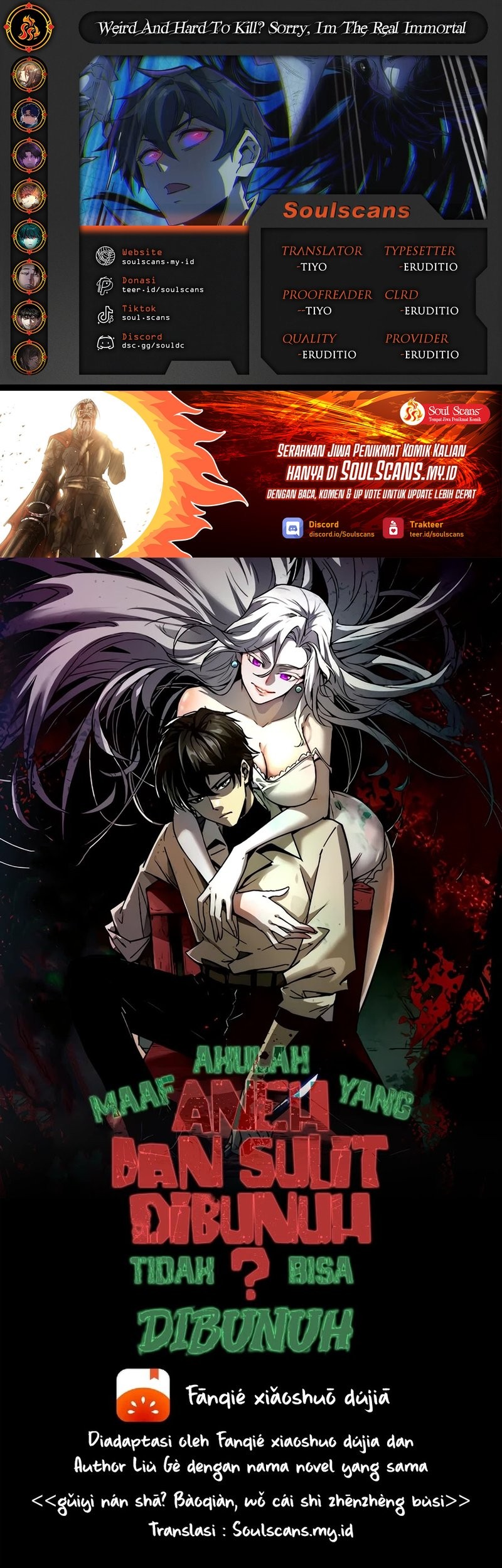 Komik Weird and Hard to Kill? Sorry, I’m the Real Immortal Chapter 58 gambar nomor 1