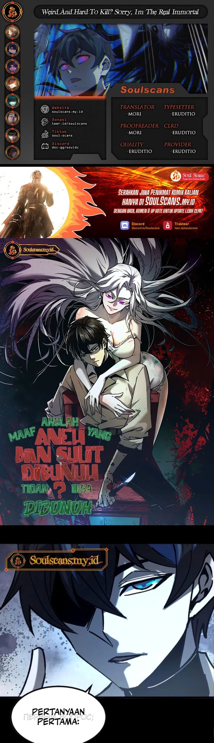 Komik Weird and Hard to Kill? Sorry, I’m the Real Immortal Chapter 50 gambar nomor 1