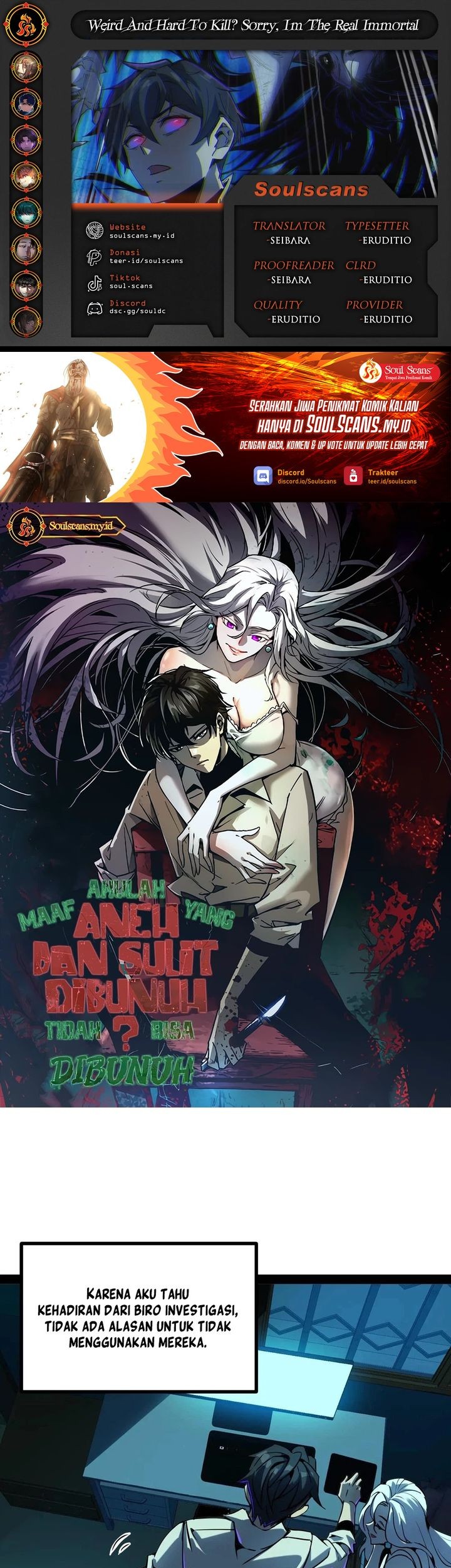 Komik Weird and Hard to Kill? Sorry, I’m the Real Immortal Chapter 53 gambar nomor 1