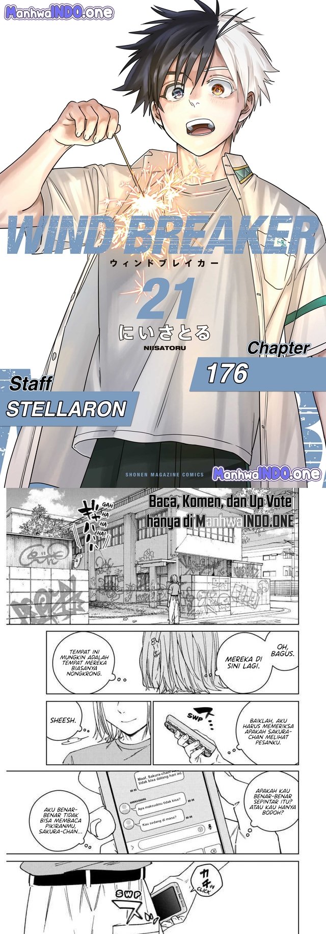 Komik Wind Breaker (NII Satoru) Chapter 176 gambar nomor 1