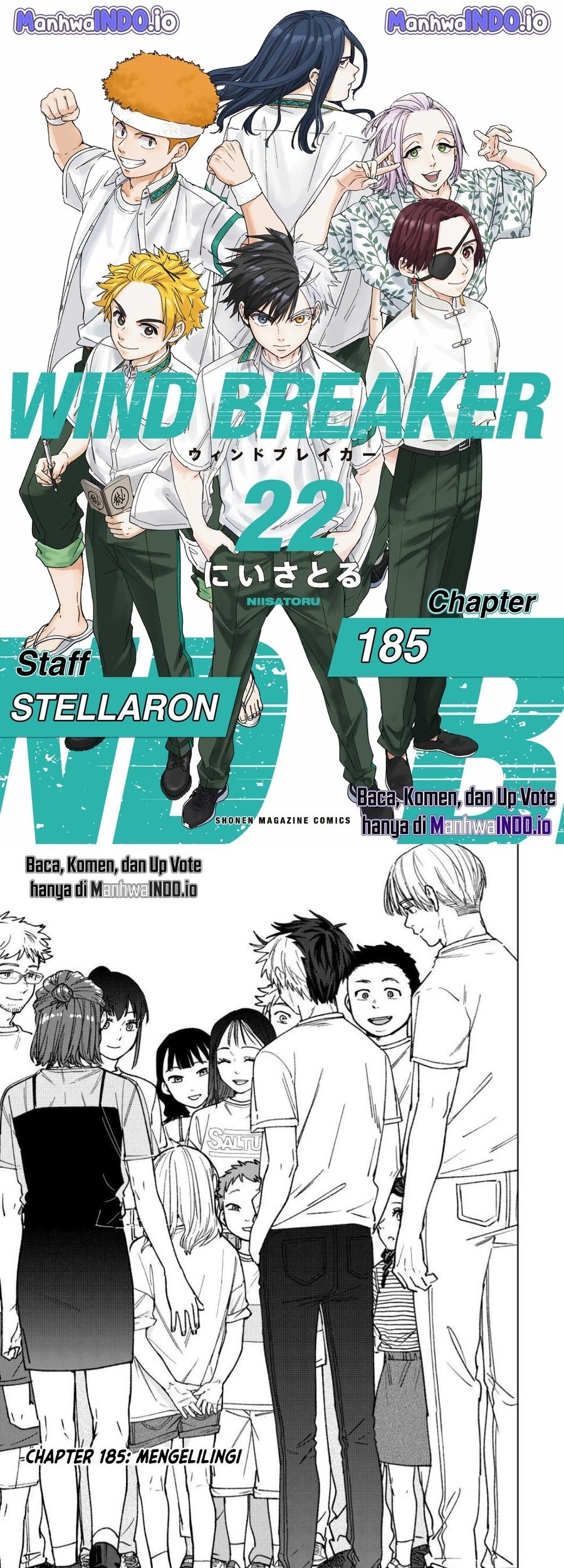 Komik Wind Breaker (NII Satoru) Chapter 185 gambar nomor 1