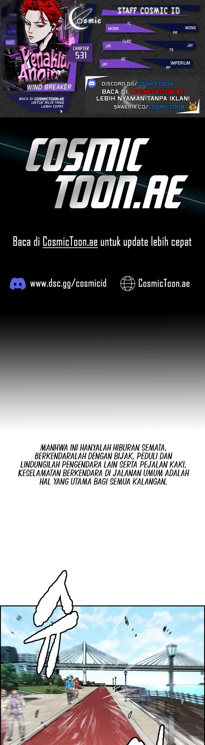 Komik Wind Breaker Chapter 531 gambar nomor 1