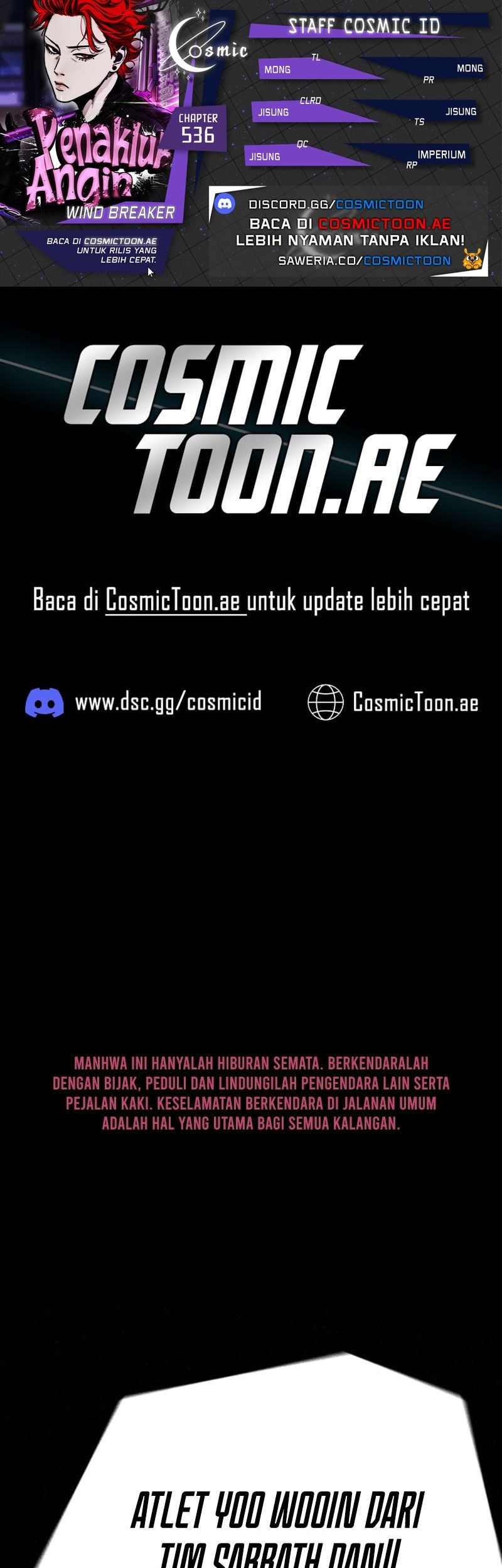 Komik Wind Breaker Chapter 536 gambar nomor 1
