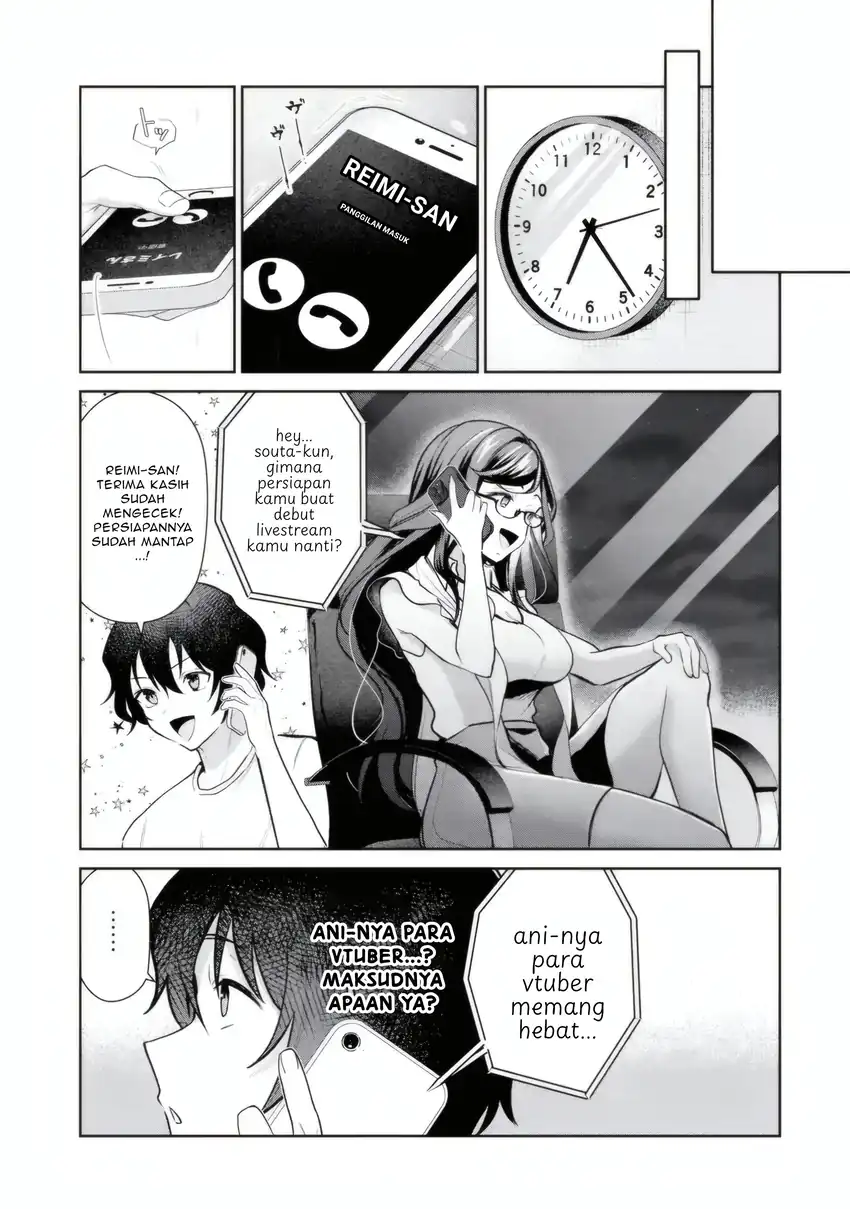 Yuumei VTuber no Ani Dakedo Nazeka Ore ga Yuumei ni Natteita Chapter 14.2 Gambar 8