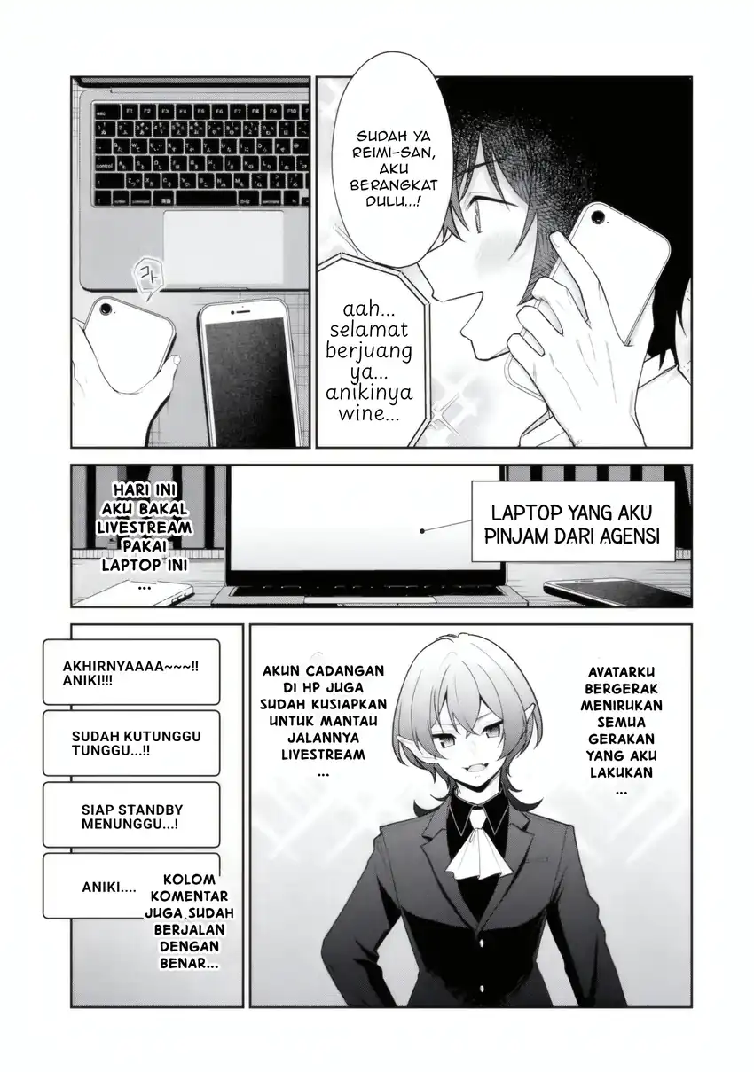 Yuumei VTuber no Ani Dakedo Nazeka Ore ga Yuumei ni Natteita Chapter 14.2 Gambar 10