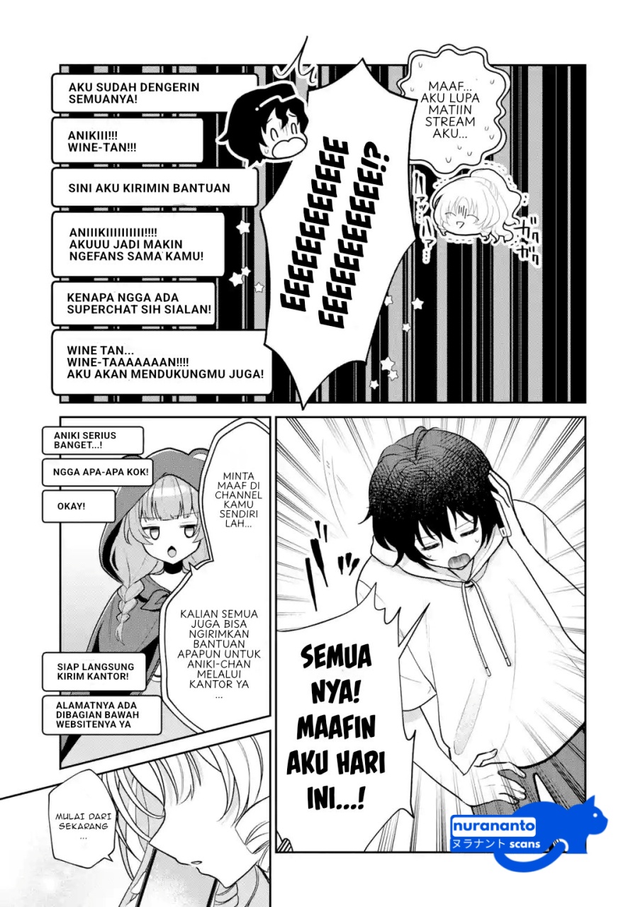 Yuumei VTuber no Ani Dakedo Nazeka Ore ga Yuumei ni Natteita Chapter 13.2 Gambar 9