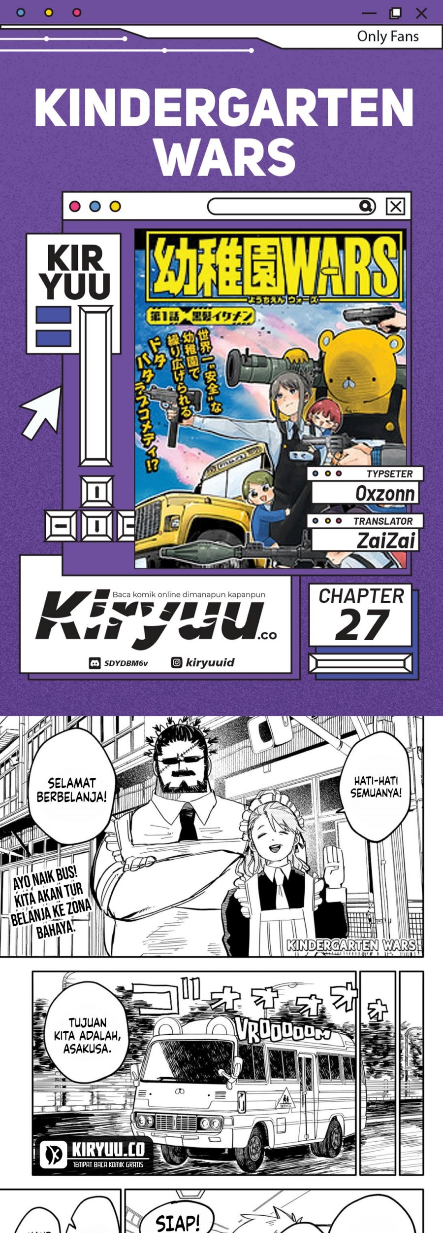 Komik Youchien Wars Chapter 27 gambar nomor 1