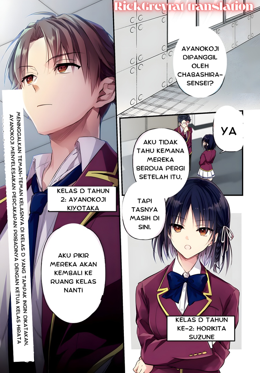 Komik Youkoso Jitsuryoku Shijou Shugi no Kyoushitsu e 2-nensei-hen 2nd Stage Chapter 1.1 gambar nomor 1