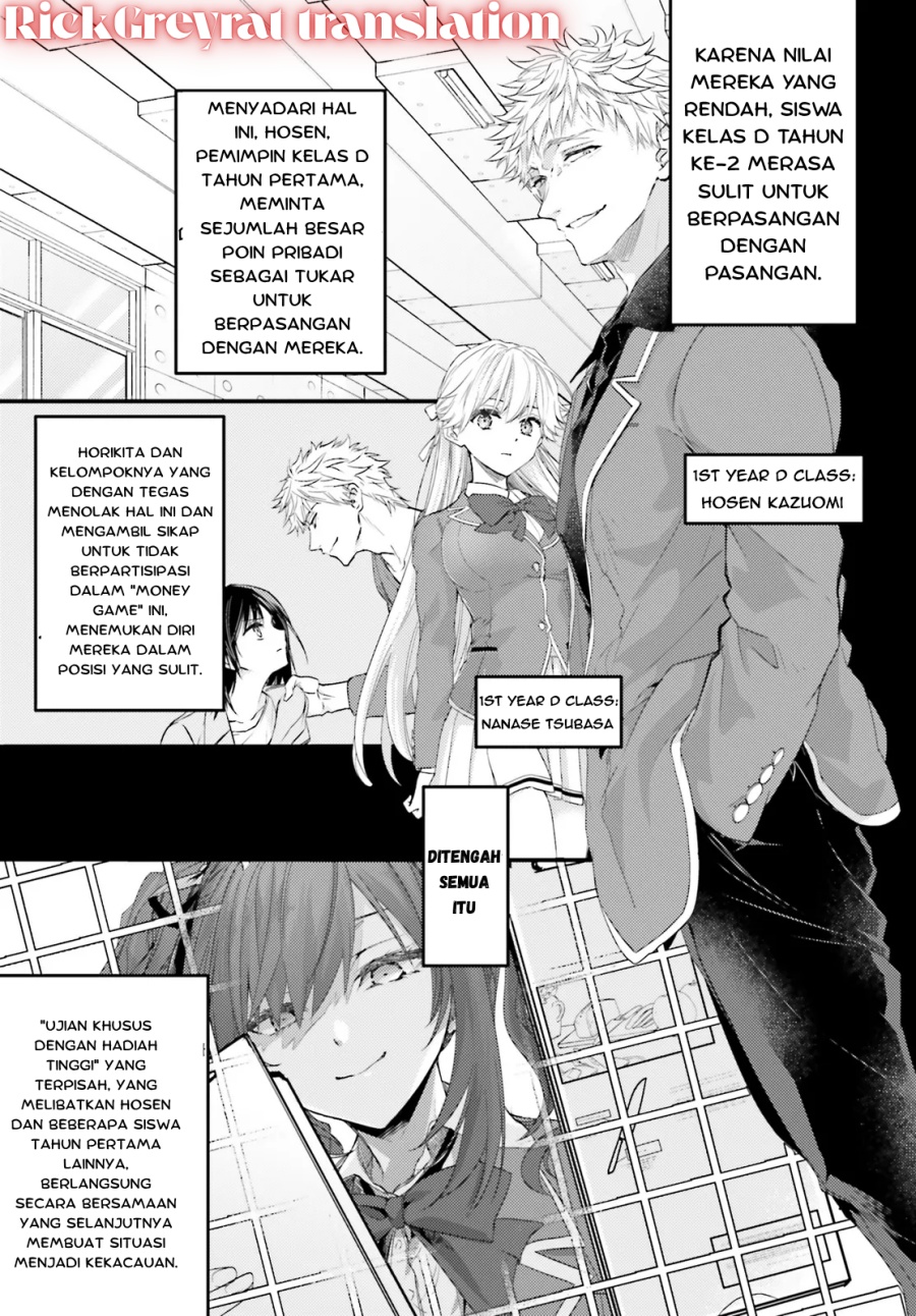 Youkoso Jitsuryoku Shijou Shugi no Kyoushitsu e 2-nensei-hen 2nd Stage Chapter 1.1 Gambar 8