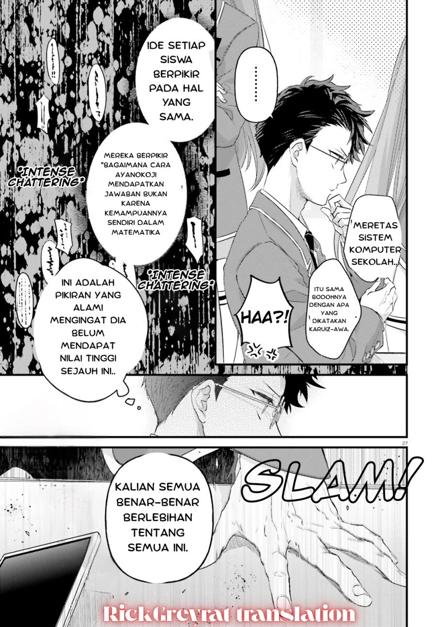 Youkoso Jitsuryoku Shijou Shugi no Kyoushitsu e 2-nensei-hen 2nd Stage Chapter 1.2 Gambar 12