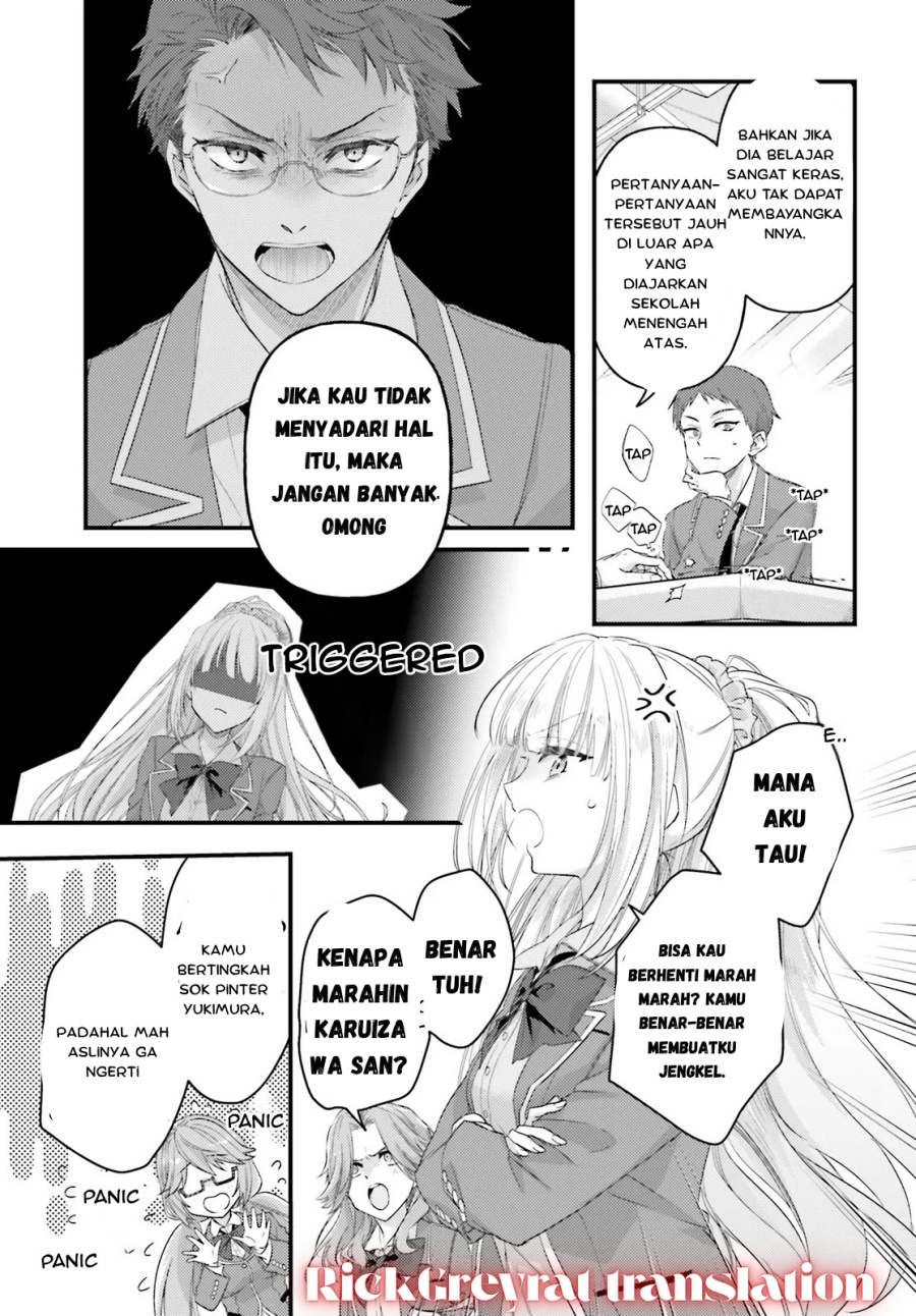Youkoso Jitsuryoku Shijou Shugi no Kyoushitsu e 2-nensei-hen 2nd Stage Chapter 1.2 Gambar 8