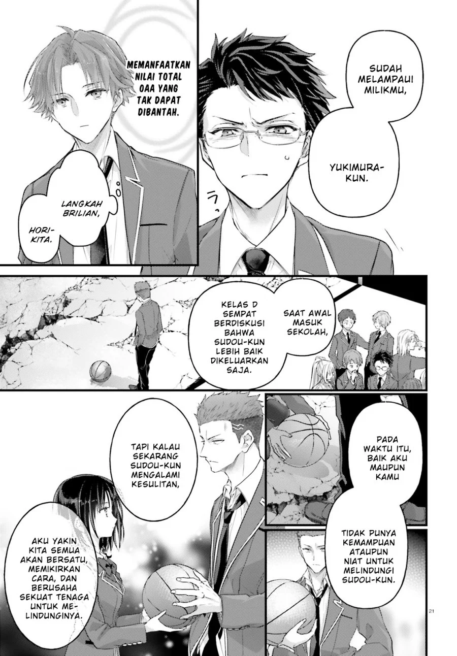 Youkoso Jitsuryoku Shijou Shugi no Kyoushitsu e 2-nensei-hen 2nd Stage Chapter 2 Gambar 18