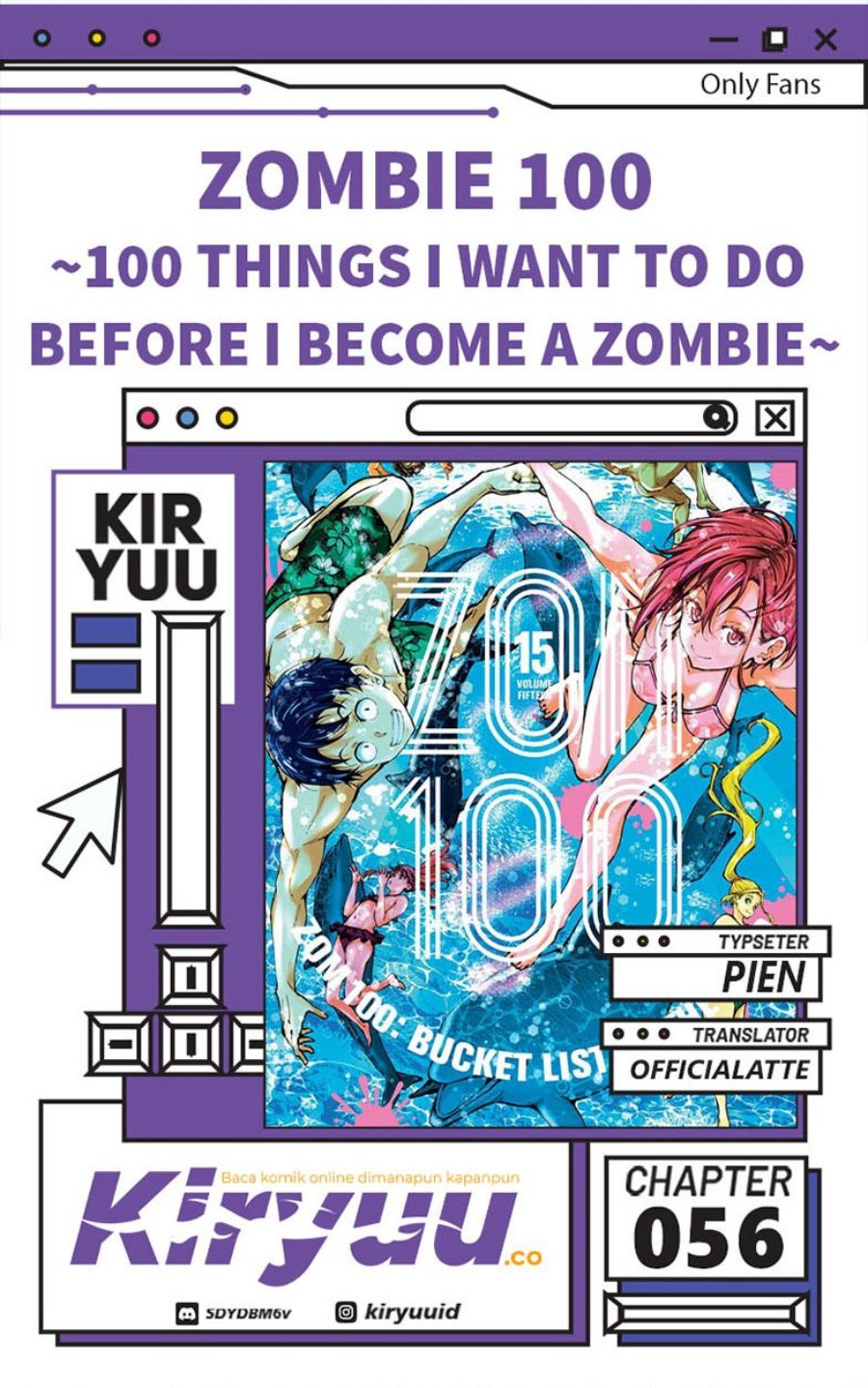 Komik Zombie 100 ~Zombie ni Naru Made ni Shitai 100 no Koto~ Chapter 56 gambar nomor 1