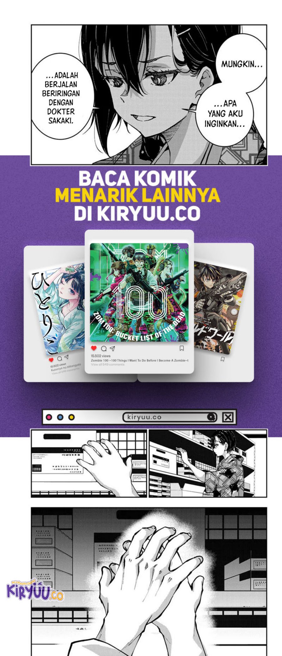 Zombie 100 ~Zombie ni Naru Made ni Shitai 100 no Koto~ Chapter 56 Gambar 22