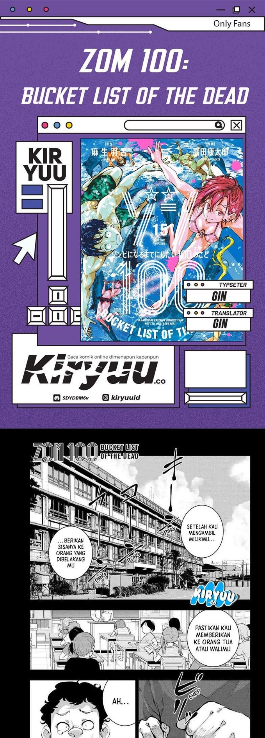 Komik Zombie 100 ~Zombie ni Naru Made ni Shitai 100 no Koto~ Chapter 53 gambar nomor 1