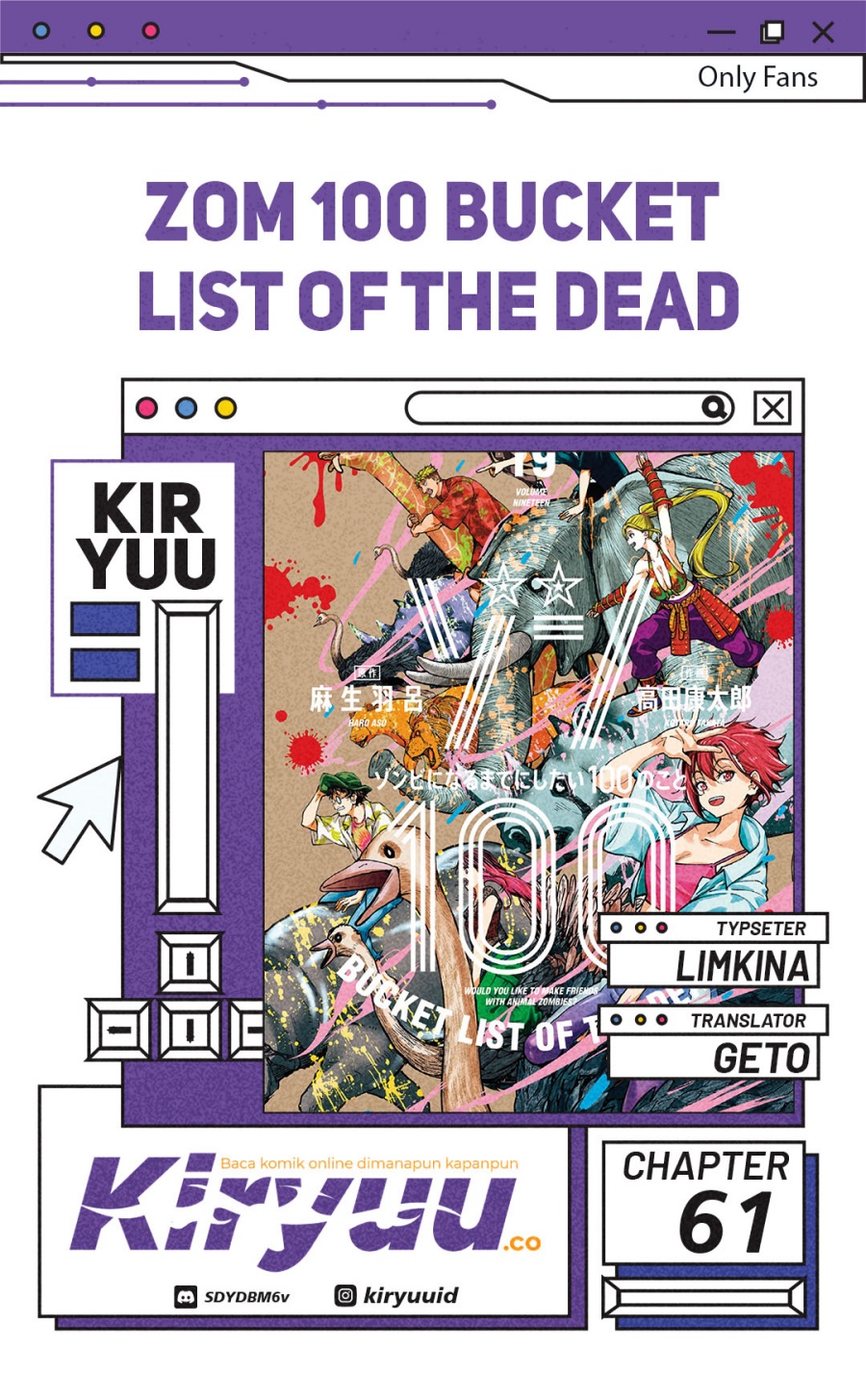 Komik Zombie 100 ~Zombie ni Naru Made ni Shitai 100 no Koto~ Chapter 61 gambar nomor 1