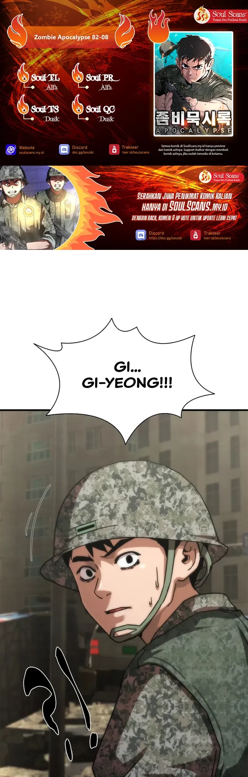 Komik Zombie Apocalypse 82-08 Chapter 72 gambar nomor 1