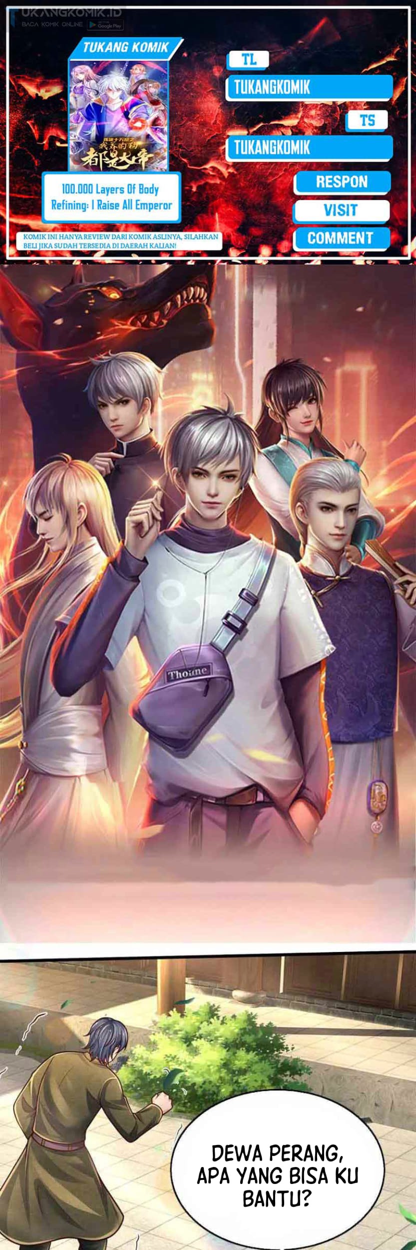 Komik 100.000 Layers Of Body Refining: I Raise All Emperor Chapter 250 gambar nomor 1