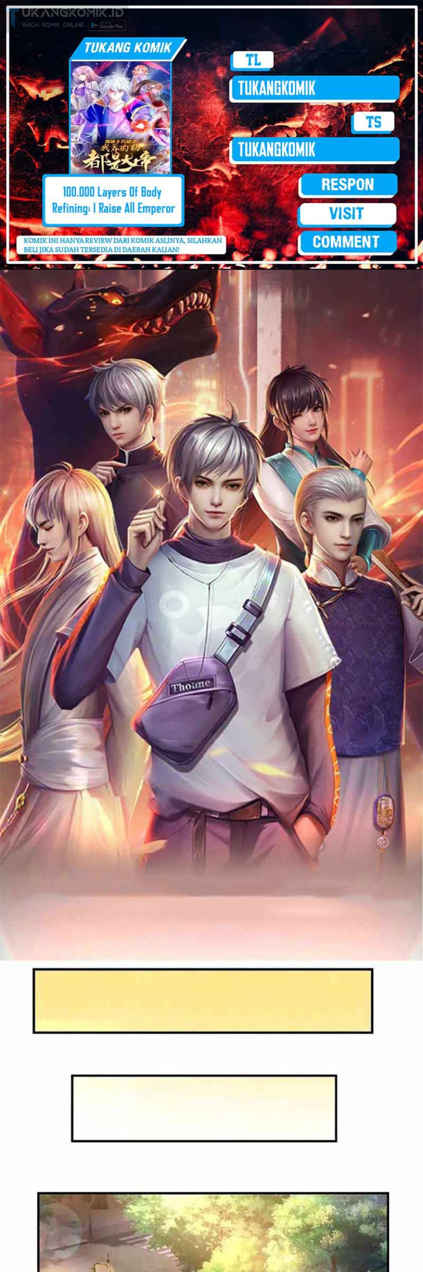 Komik 100.000 Layers Of Body Refining: I Raise All Emperor Chapter 254 gambar nomor 1
