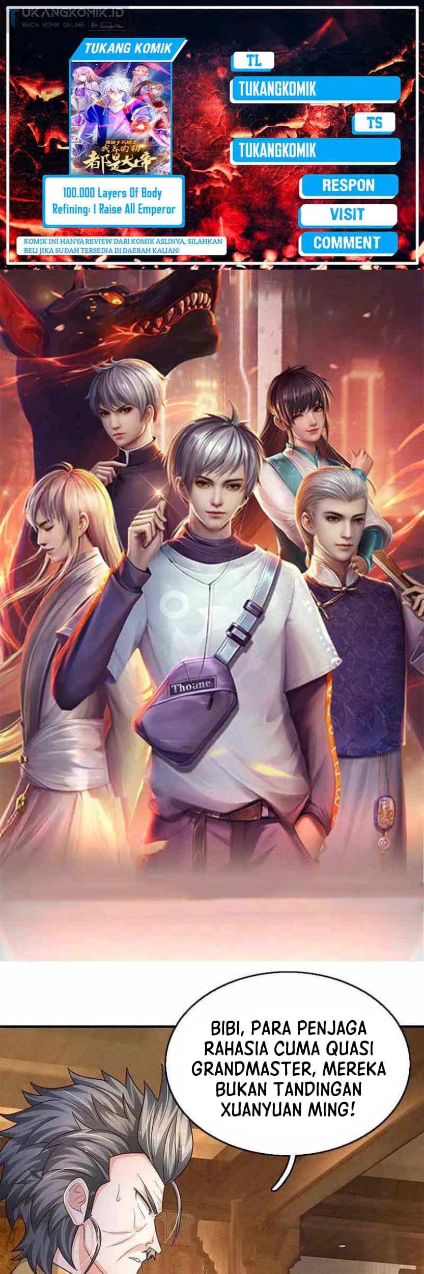 Komik 100.000 Layers Of Body Refining: I Raise All Emperor Chapter 258 gambar nomor 1