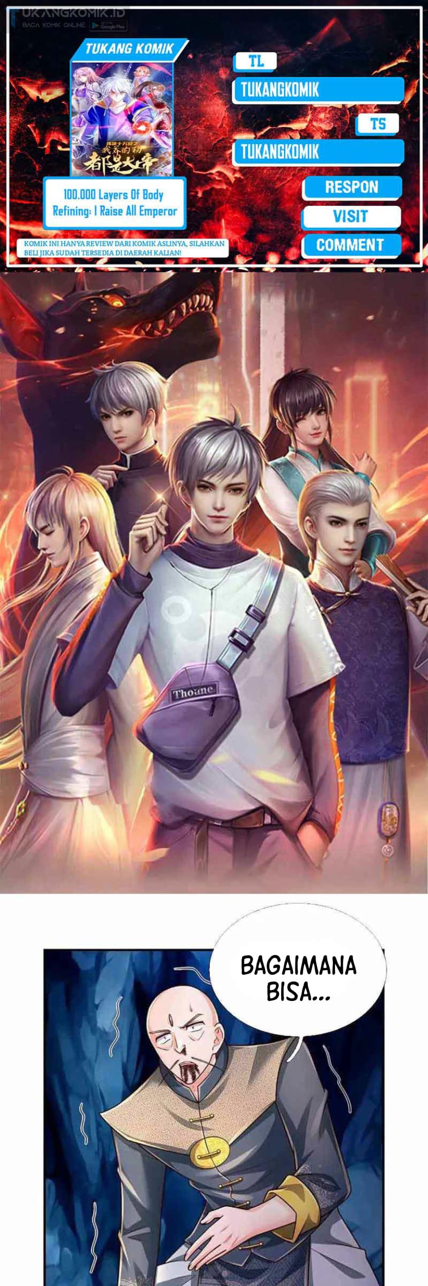 Komik 100.000 Layers Of Body Refining: I Raise All Emperor Chapter 278 gambar nomor 1